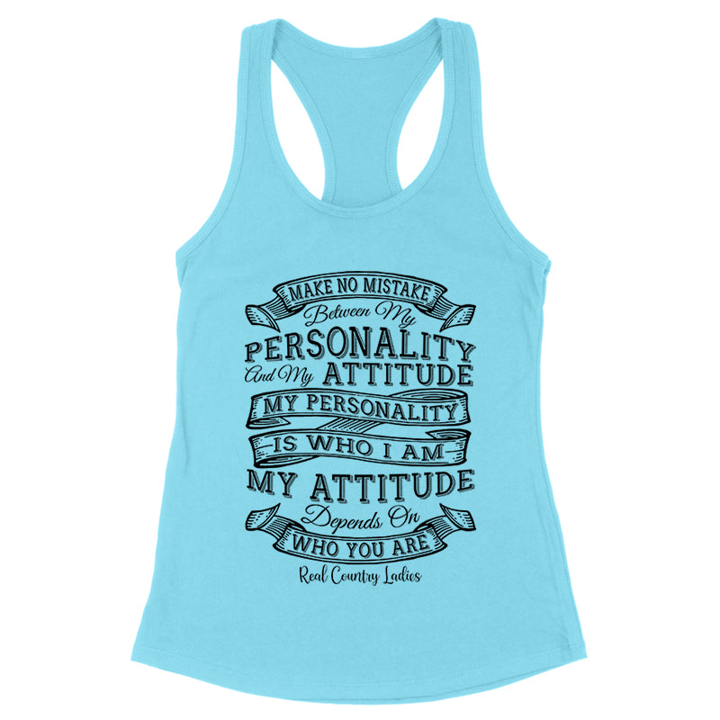 Blowout |  Personality Attitude Black Print Front Apparel