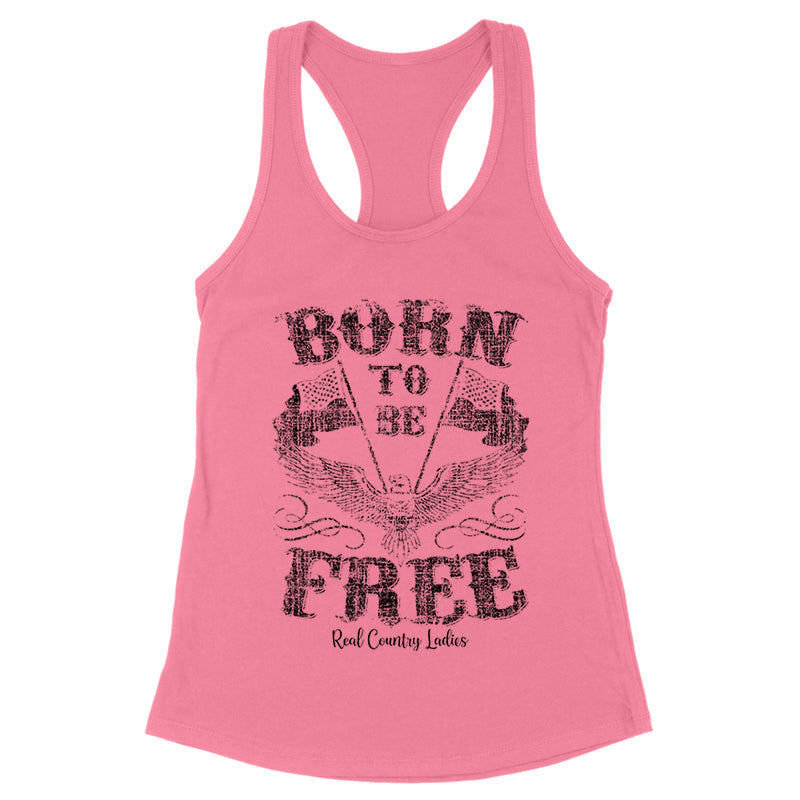 Black Friday | Born To Be Free Black Print Front Apparel