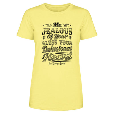 Blowout |  Me Jealous Of You Black Print Front Apparel