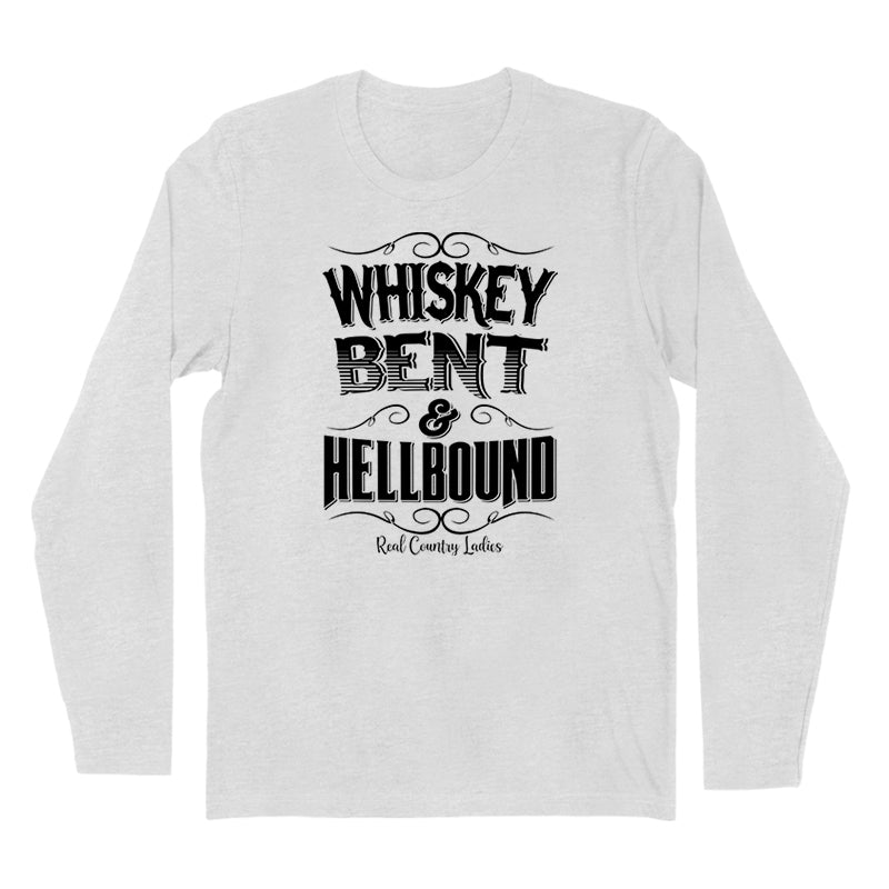 Blowout | Whiskey Bent And Hellbound Black Print Hoodies & Long Sleeves