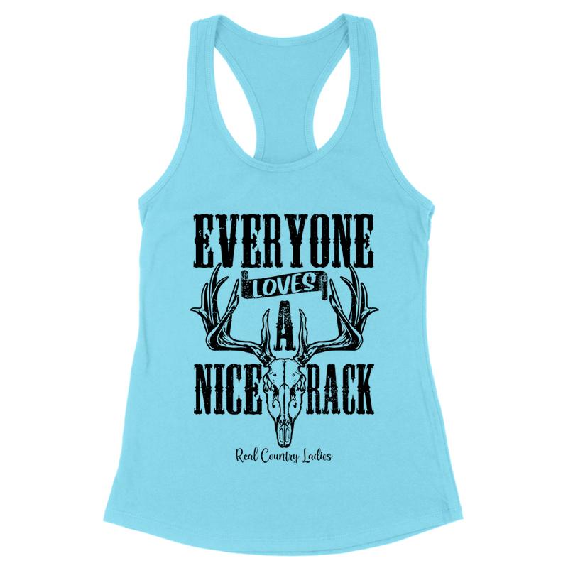 Black Friday | Everyone Loves A Nice Rack Black Print Front Apparel