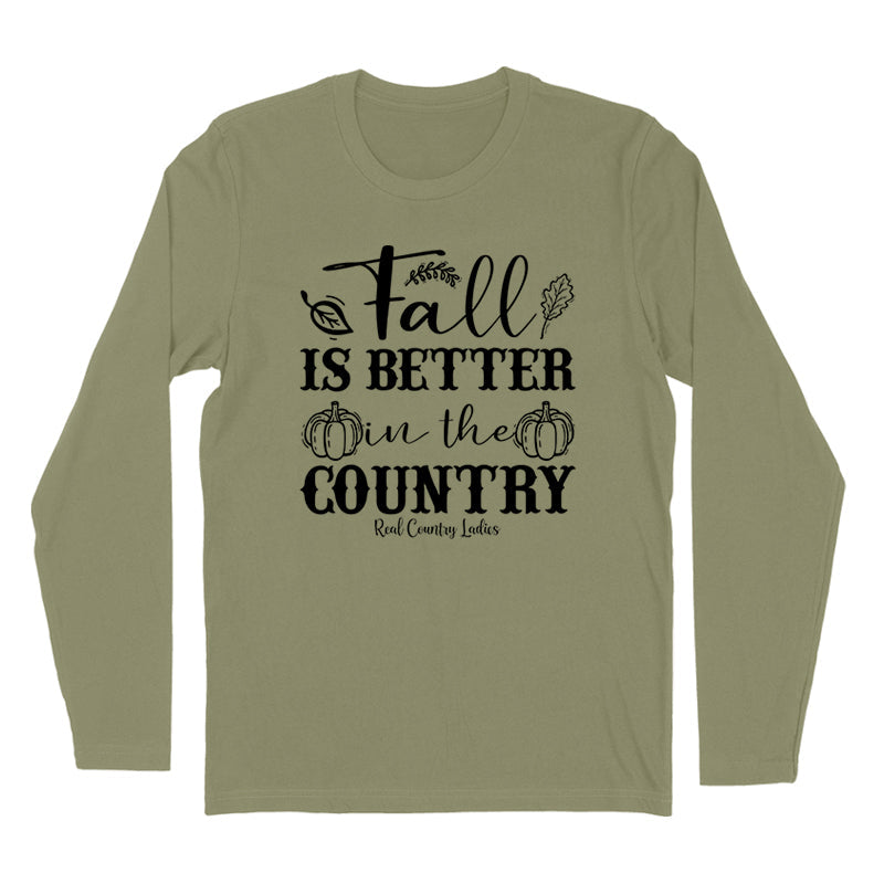 Blowout | Fall Is Better In The Country Black Print Hoodies & Long Sleeves