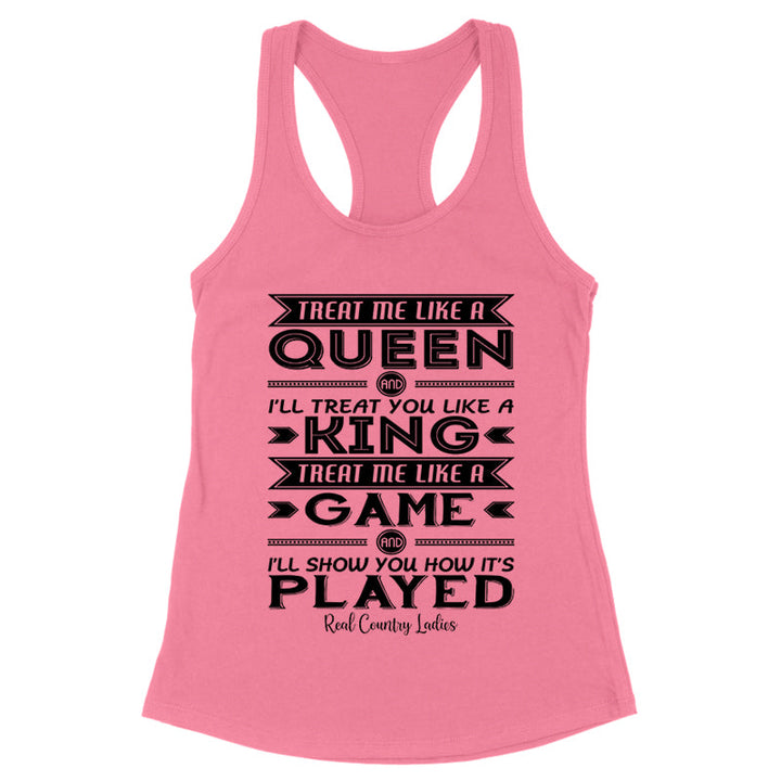 Black Friday | Like A Queen Black Print Front Apparel