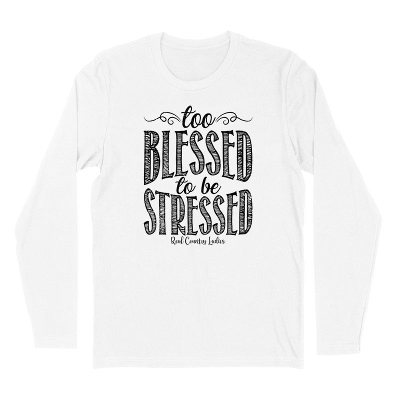 Blowout | Too Blessed Black Print Hoodies & Long Sleeves