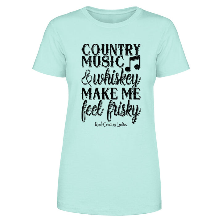 Black Friday | Country Music And Whiskey Black Print Front Apparel