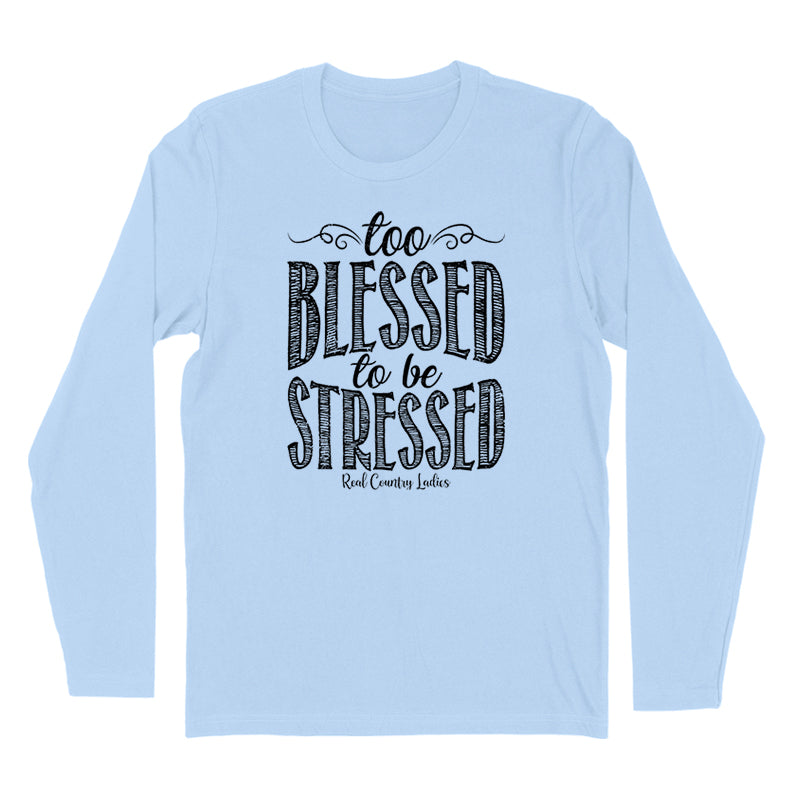 Blowout | Too Blessed Black Print Hoodies & Long Sleeves