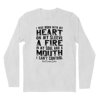 Blowout | A Mouth I Can't Control Black Print Hoodies & Long Sleeves