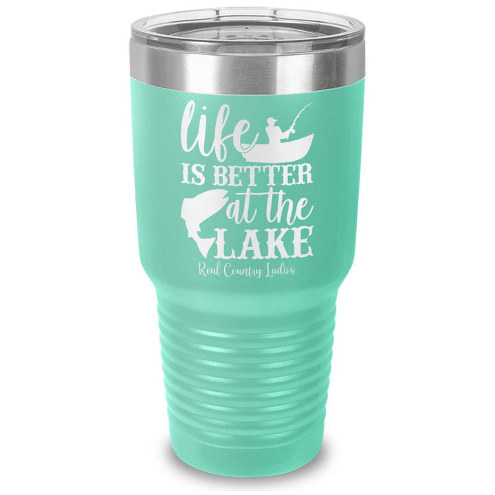 Black Friday | Life Is Better At The Lake Laser Etched Tumbler