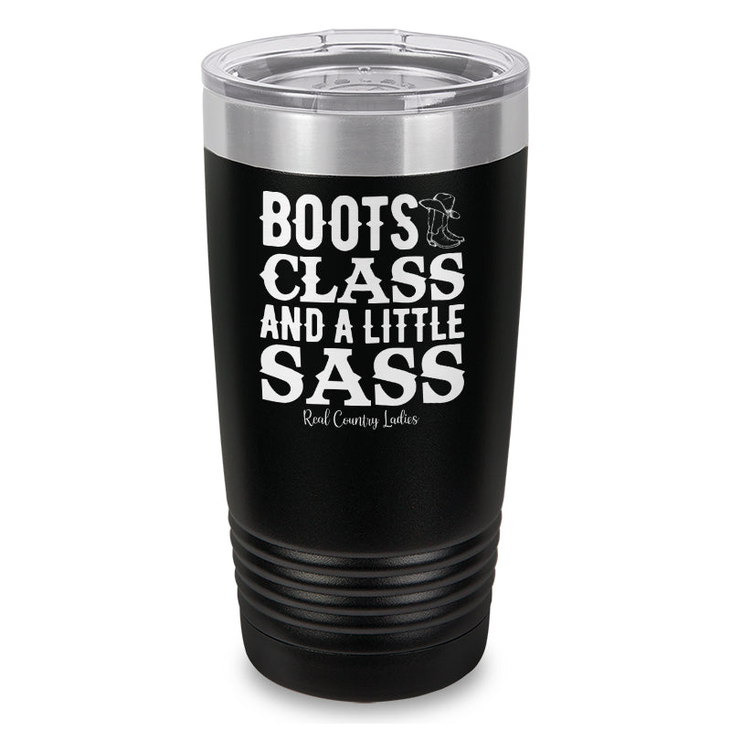 Black Friday | Boots Class Sass Laser Etched Tumbler