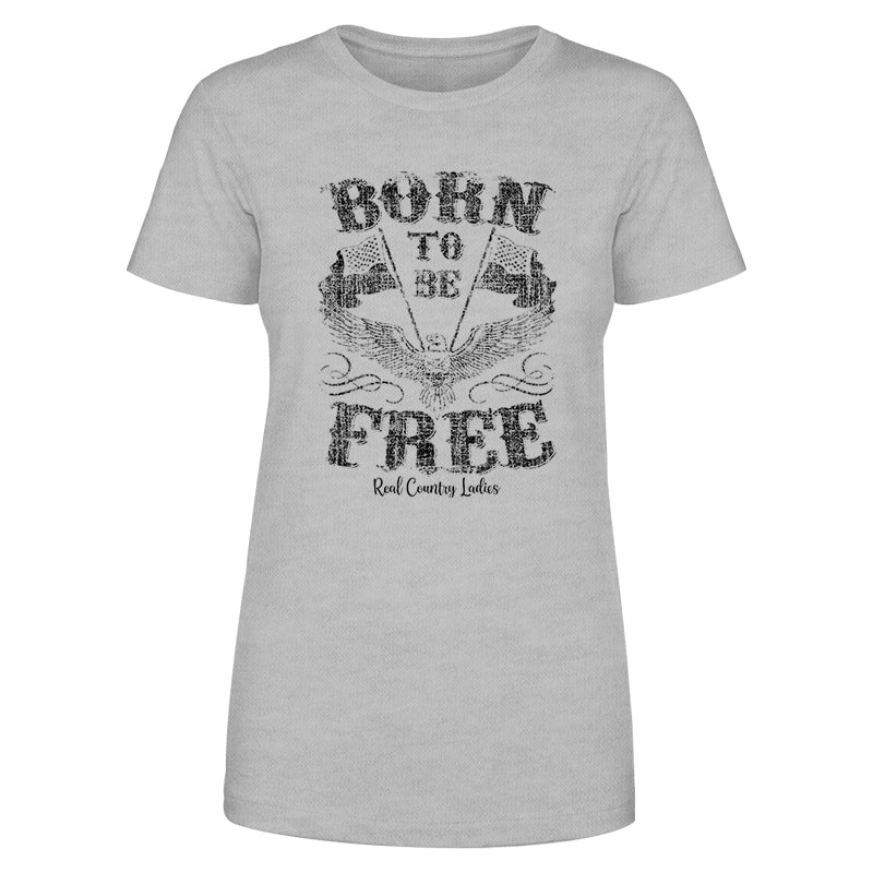 Black Friday | Born To Be Free Black Print Front Apparel