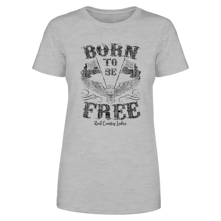 Black Friday | Born To Be Free Black Print Front Apparel