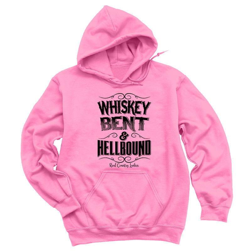 Blowout | Whiskey Bent And Hellbound Black Print Hoodies & Long Sleeves