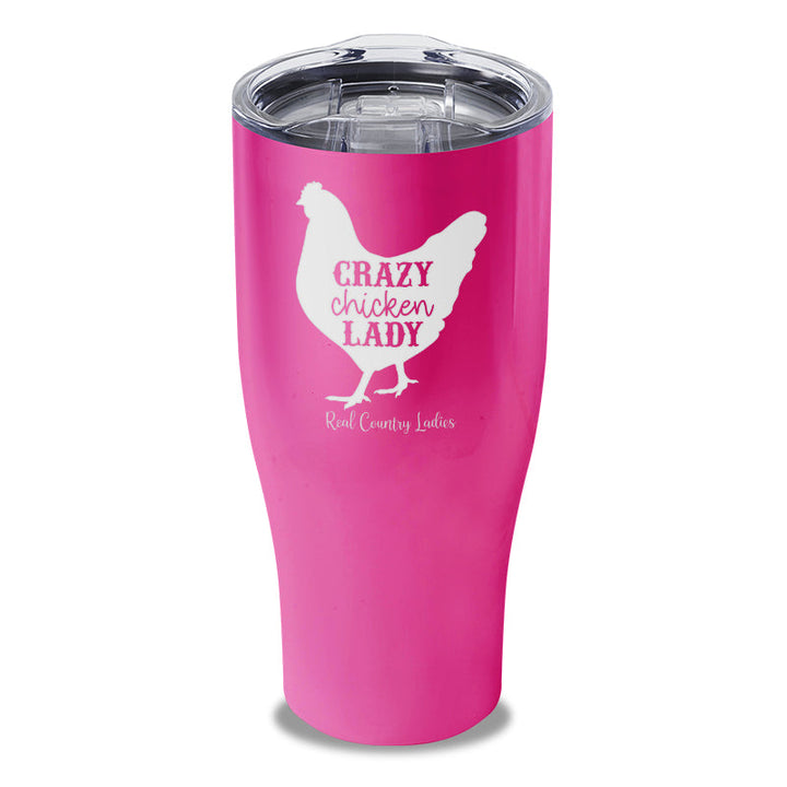 Black Friday | Crazy Chicken Lady Laser Etched Tumbler