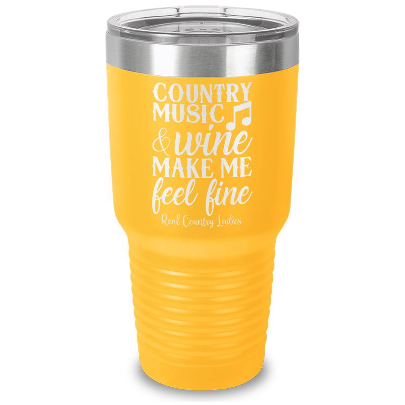 Black Friday | Country Music And Wine Laser Etched Tumbler