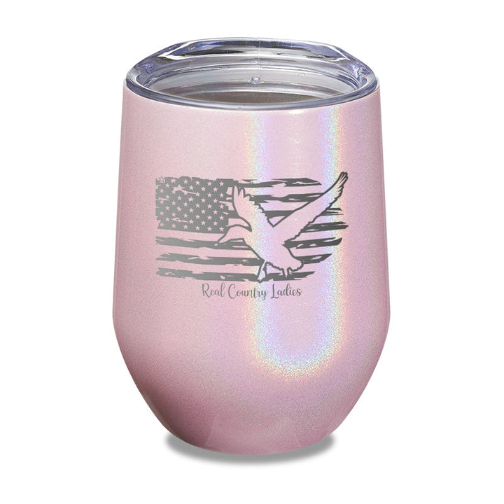 Black Friday | Duck USA Flag Laser Etched Tumbler