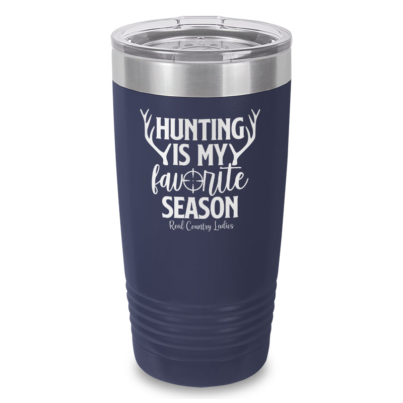 Black Friday | Hunting Is My Favorite Season Laser Etched Tumbler