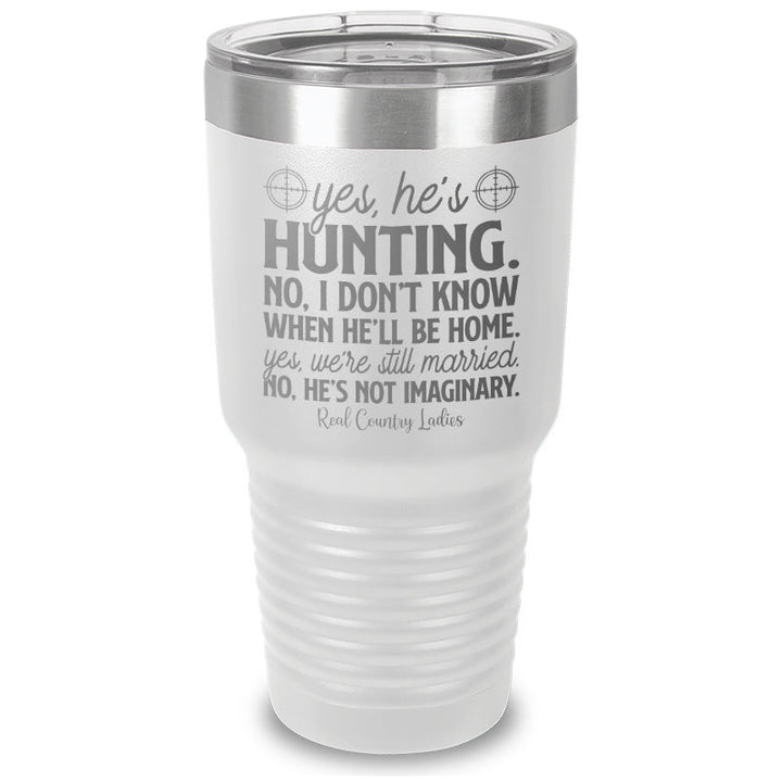 Black Friday | Yes He's Hunting Laser Etched Tumbler