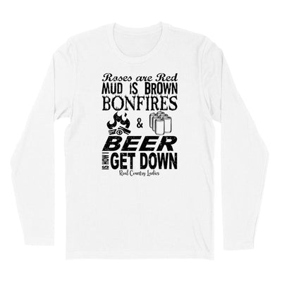 Blowout | Bonfires And Beer Black Print Hoodies & Long Sleeves