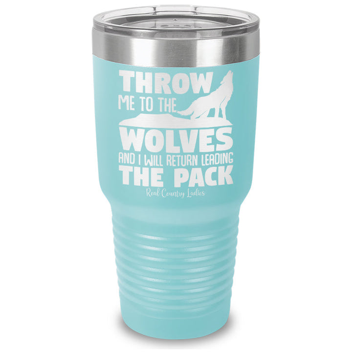 Black Friday | Throw Me To The Wolves Laser Etched Tumbler