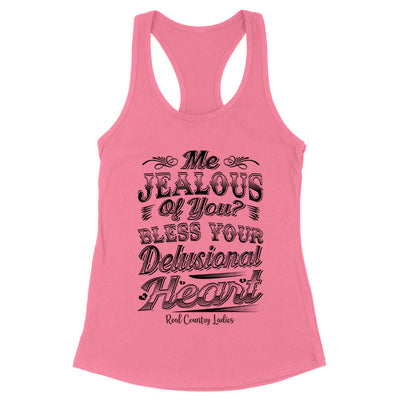 Blowout |  Me Jealous Of You Black Print Front Apparel