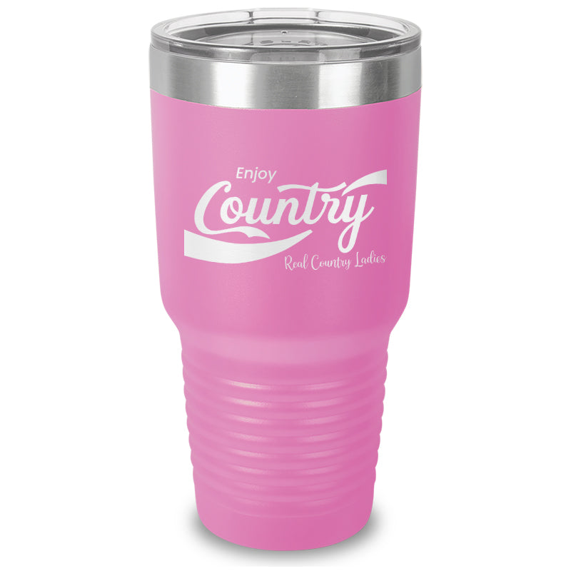 Black Friday | Enjoy Country Laser Etched Tumbler