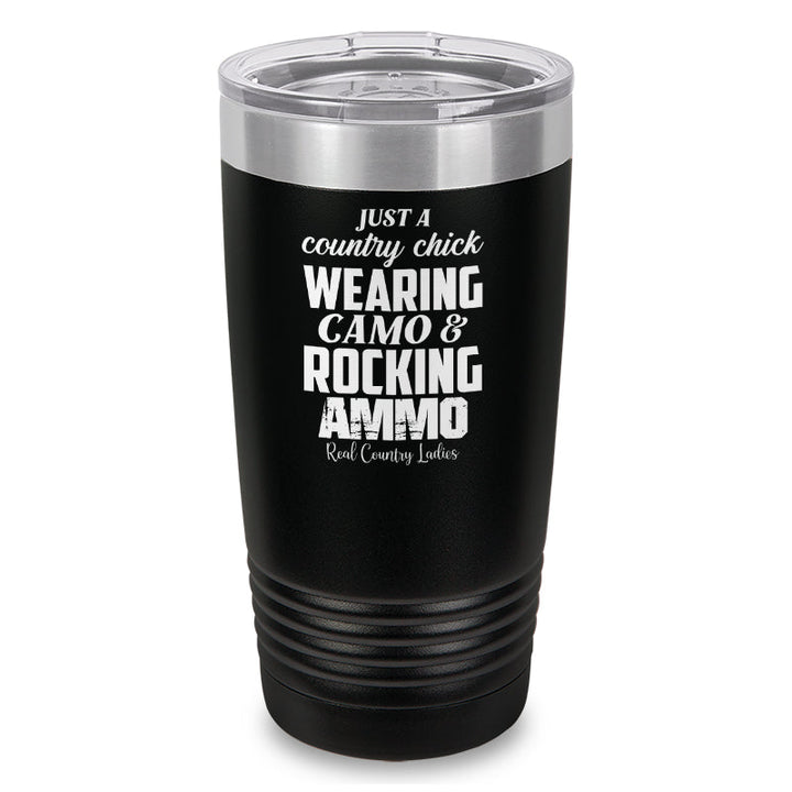 Black Friday | Wearing Camo Rocking Ammo Laser Etched Tumbler