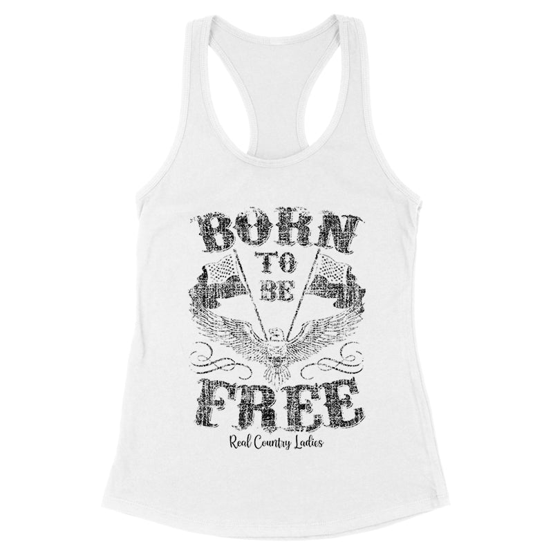 Black Friday | Born To Be Free Black Print Front Apparel