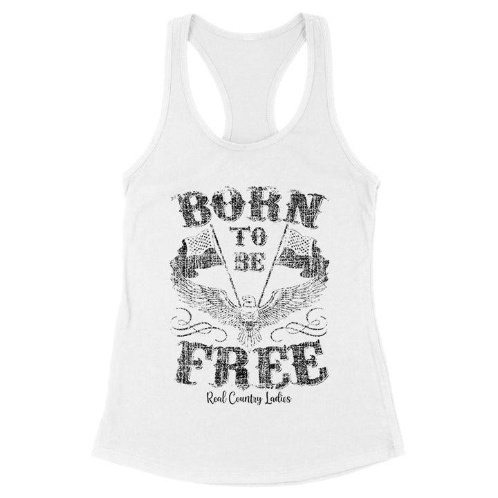 Black Friday | Born To Be Free Black Print Front Apparel