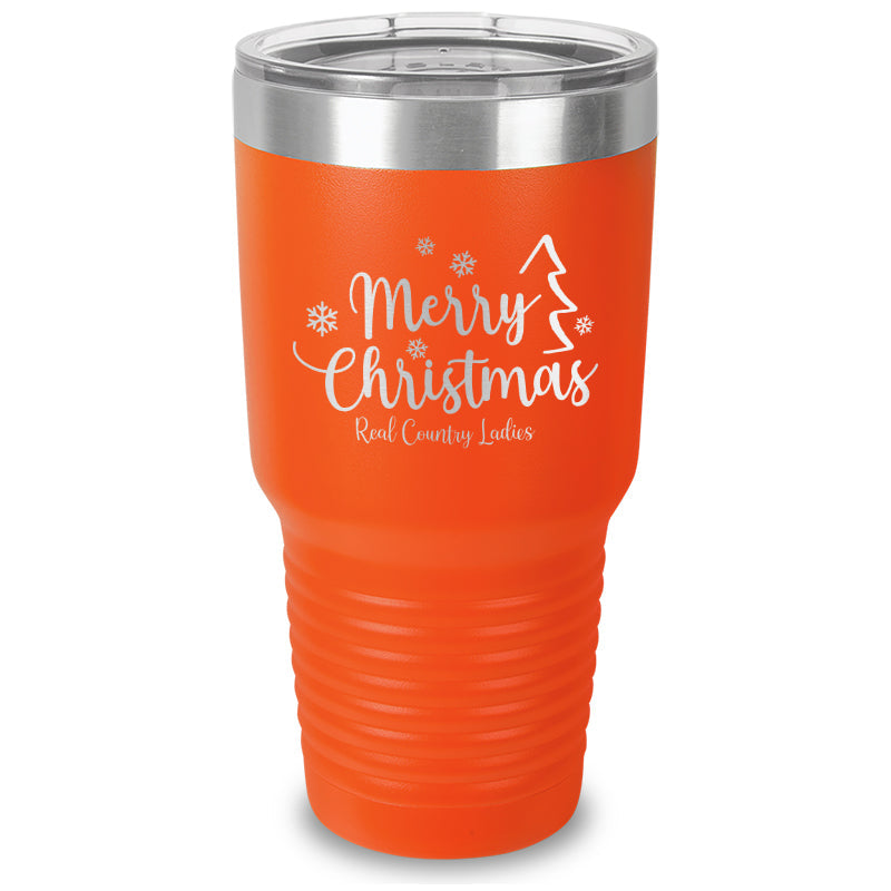 Black Friday | Merry Christmas Laser Etched Tumbler