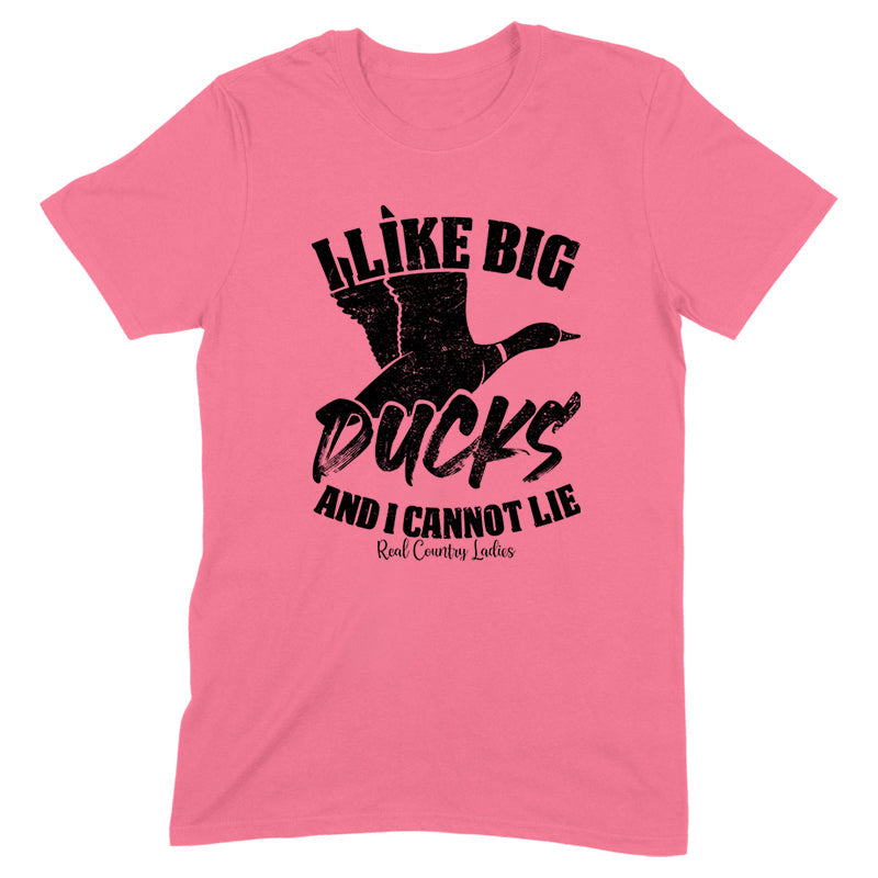 Blowout |  I Like Big Ducks Black Print Front Apparel