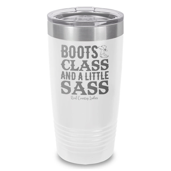 Black Friday | Boots Class Sass Laser Etched Tumbler