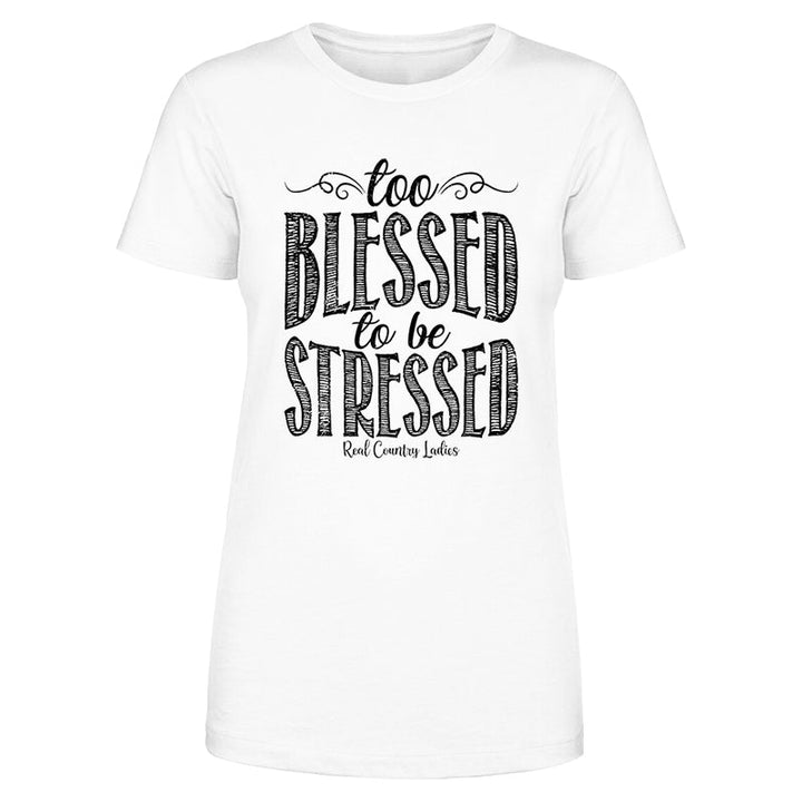 Black Friday | Too Blessed Black Print Front Apparel