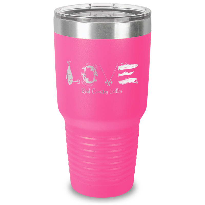 Black Friday | Fishing Love Laser Etched Tumbler