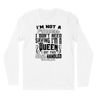 Blowout | I'm Not A Princess Black Print Hoodies & Long Sleeves