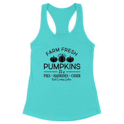 Falling For Deals | Farm Fresh Pumpkins Black Print Front Apparel