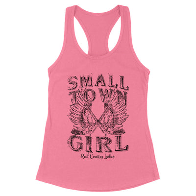 Blowout |  Small Town Girl Black Print Front Apparel