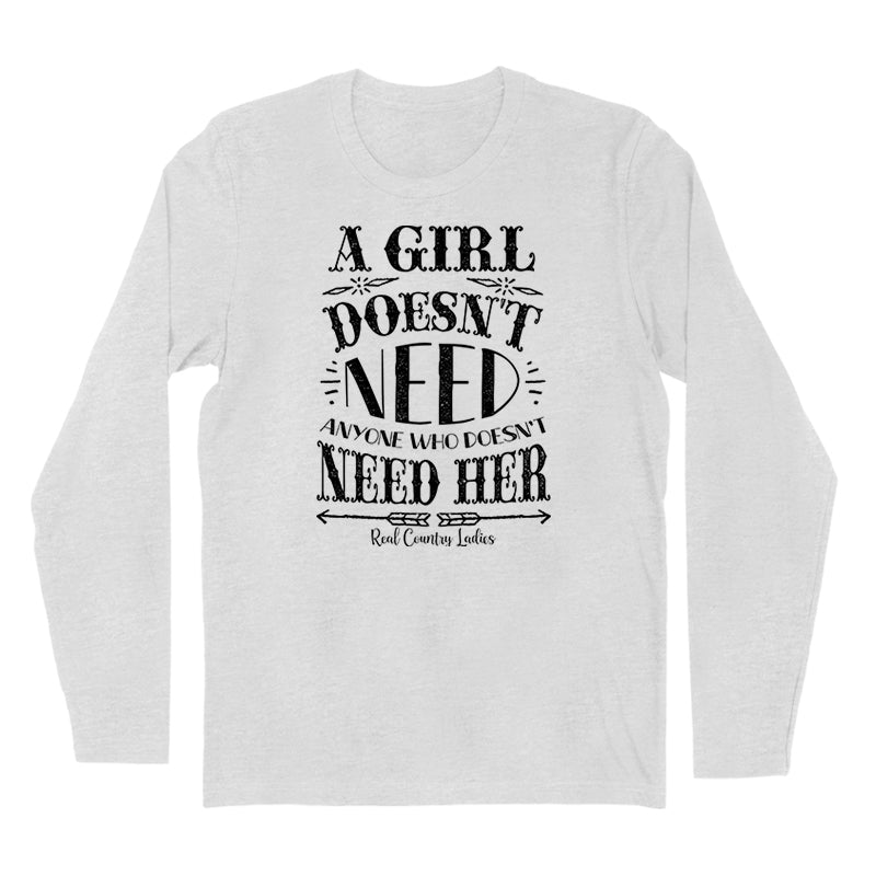 Black Friday | A Girl Doesn't Need Black Print Hoodies & Long Sleeves