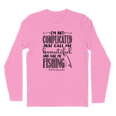 Blowout | I'm Not Complicated Black Print Hoodies & Long Sleeves