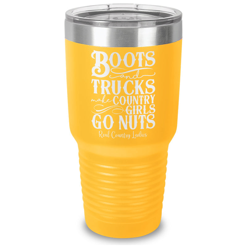 Black Friday | Boots And Trucks Laser Etched Tumbler