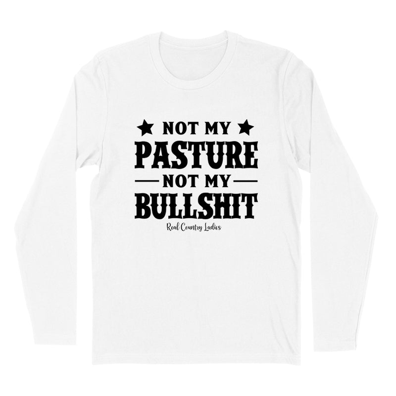 Blowout | Not My Pasture Not My Bullshit Black Print Hoodies & Long Sleeves