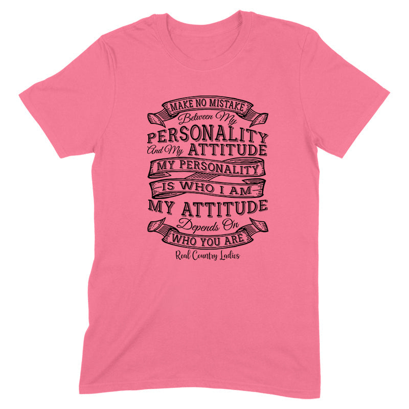 Blowout |  Personality Attitude Black Print Front Apparel