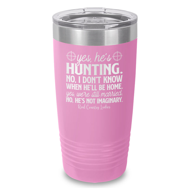 Black Friday | Yes He's Hunting Laser Etched Tumbler