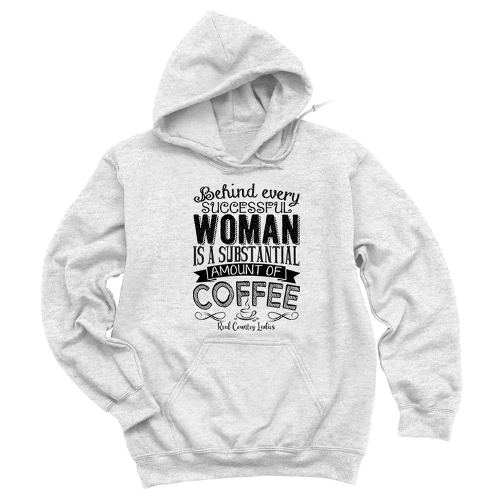 Black Friday | Amount Of Coffee Black Print Hoodies & Long Sleeves