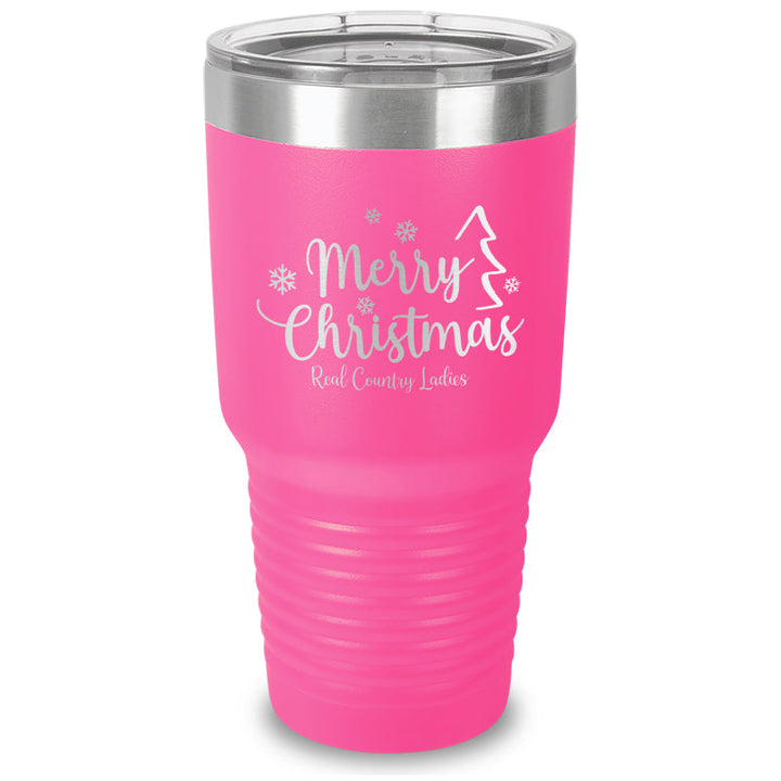 Black Friday | Merry Christmas Laser Etched Tumbler