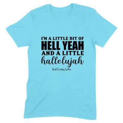 Blowout |  Hell Yeah And Hallelujah Black Print Front Apparel