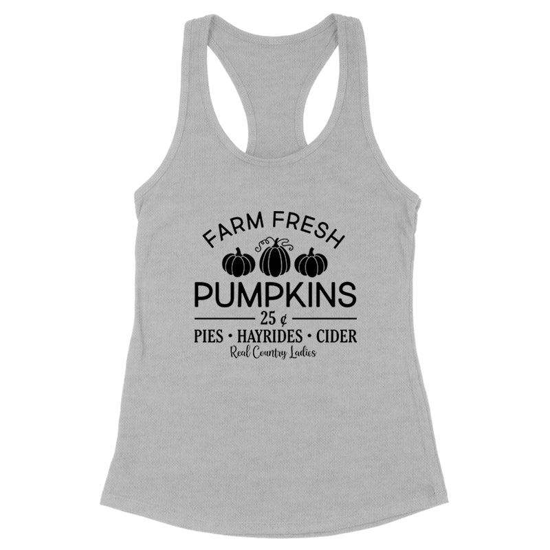 Falling For Deals | Farm Fresh Pumpkins Black Print Front Apparel