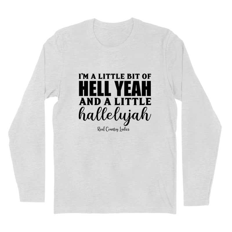 Blowout | Hell Yeah And Hallelujah Black Print Hoodies & Long Sleeves