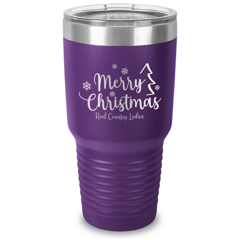 Black Friday | Merry Christmas Laser Etched Tumbler