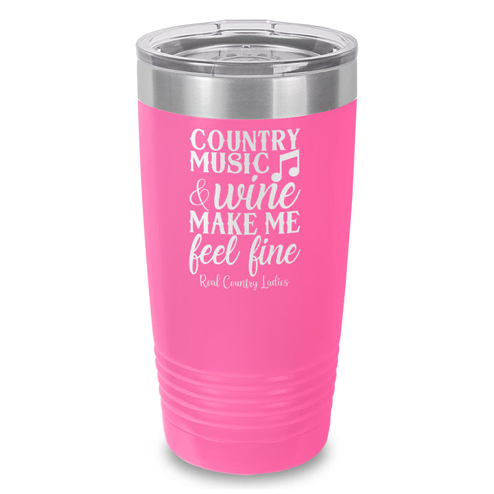 Black Friday | Country Music And Wine Laser Etched Tumbler