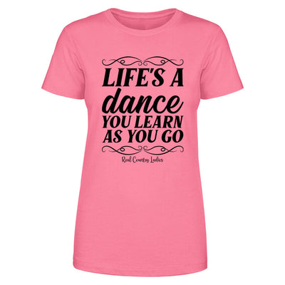 Blowout |  Life's A Dance Black Print Front Apparel